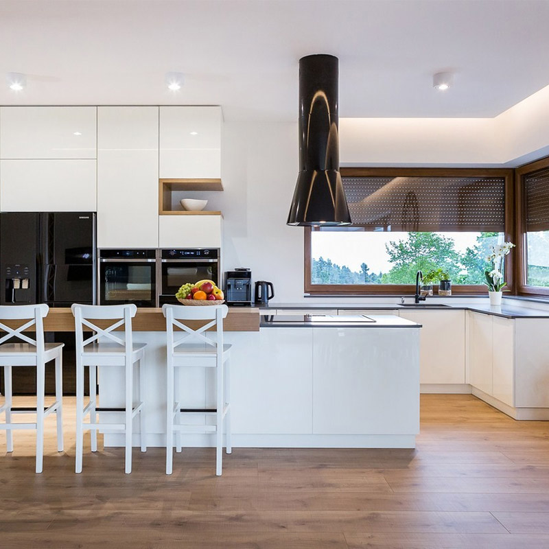 white kitchen cabinet modern