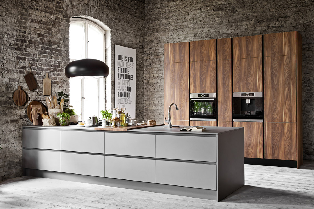 Design moderno dell'armadio da cucina

